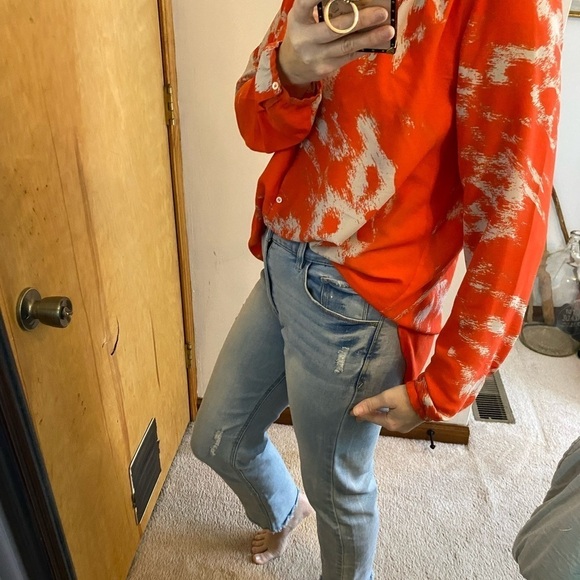 Anthropologie Yoana Baraschi Printed Loose Blouse - Picture 3 of 12